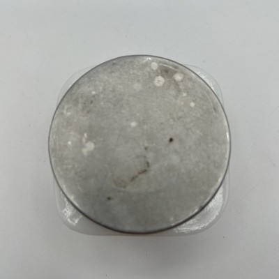 White glass make up Cold Cream Jar. Patton December 1890