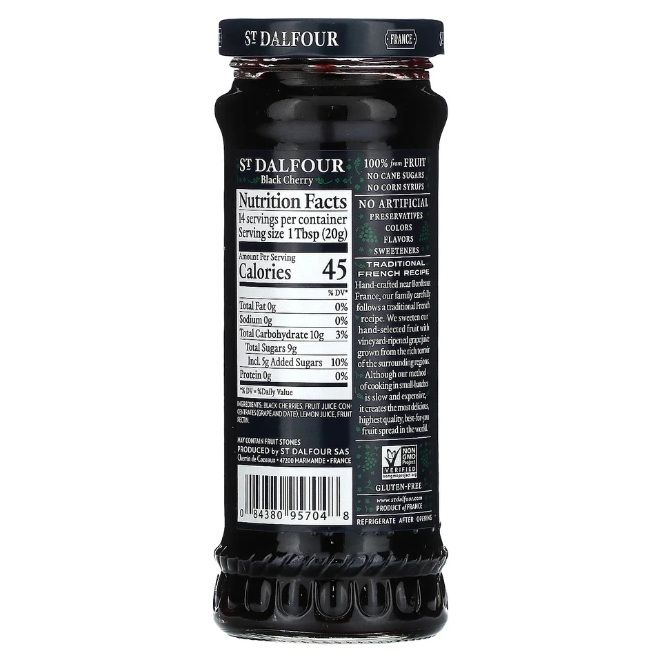 Untable de fruta de cereza negra, 10 oz (284 g) Foto 2 de 2