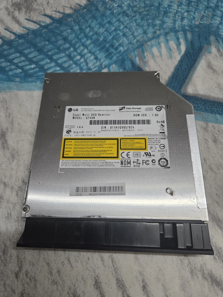 LG GT40N Super Multi DVD Rewriter Brenner Sata Slim Line Notebook - Bild 1 von 3