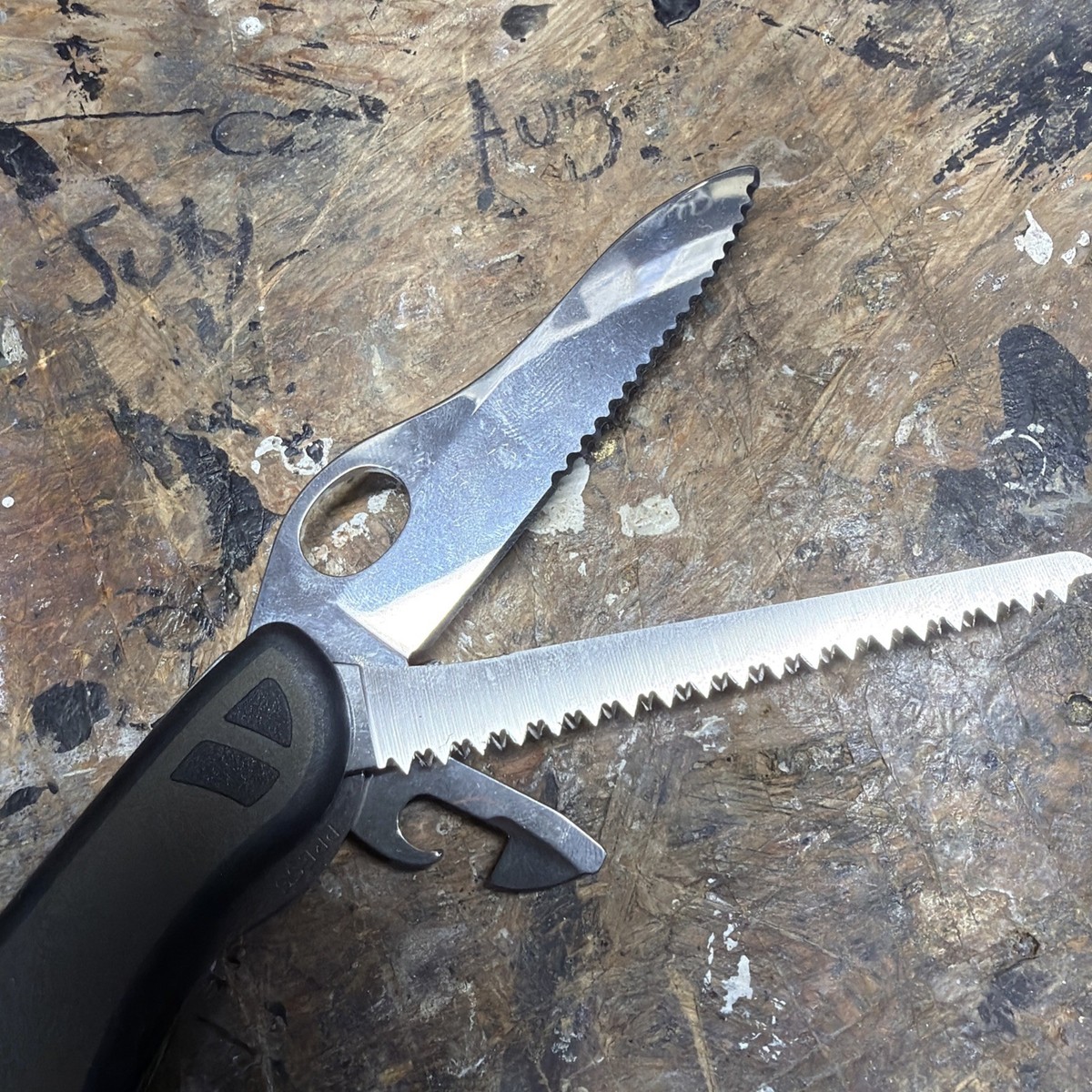 Victorinox German Army Knife GAK One Hand Trekker Multitool | eBay