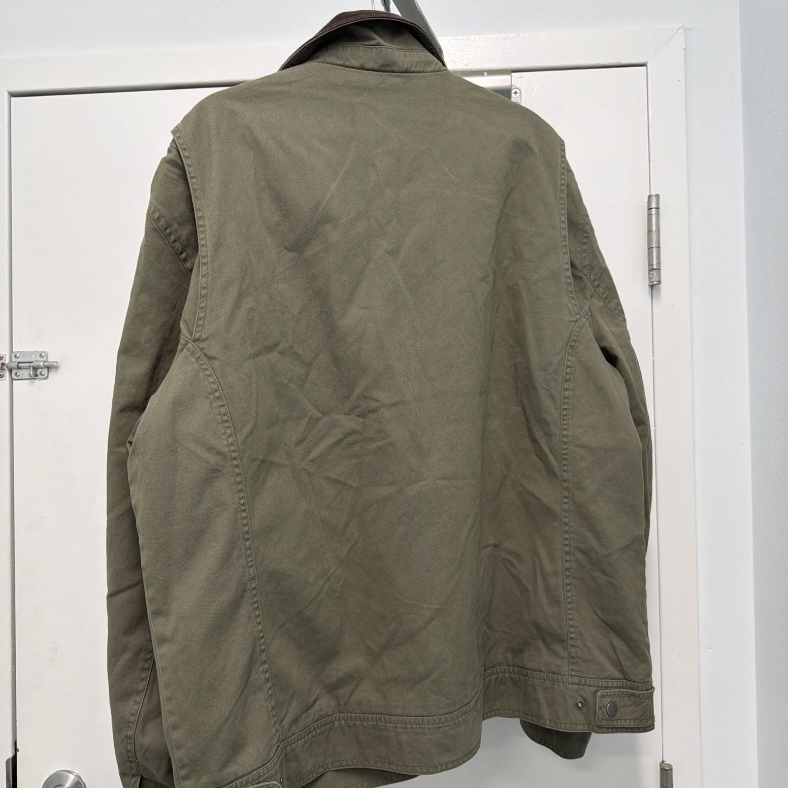 Men's XL Green LUCKY BRAND FULL ZIP Bomber Jacket, 3-pockets, BRAND NEW WITH TAG - product detail image 8