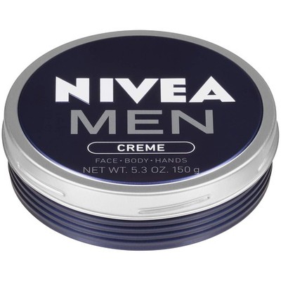 NIVEA Men Creme 5.3oz Face Hand Body Moisturizer Lotion Tin Multi Use Skin Care