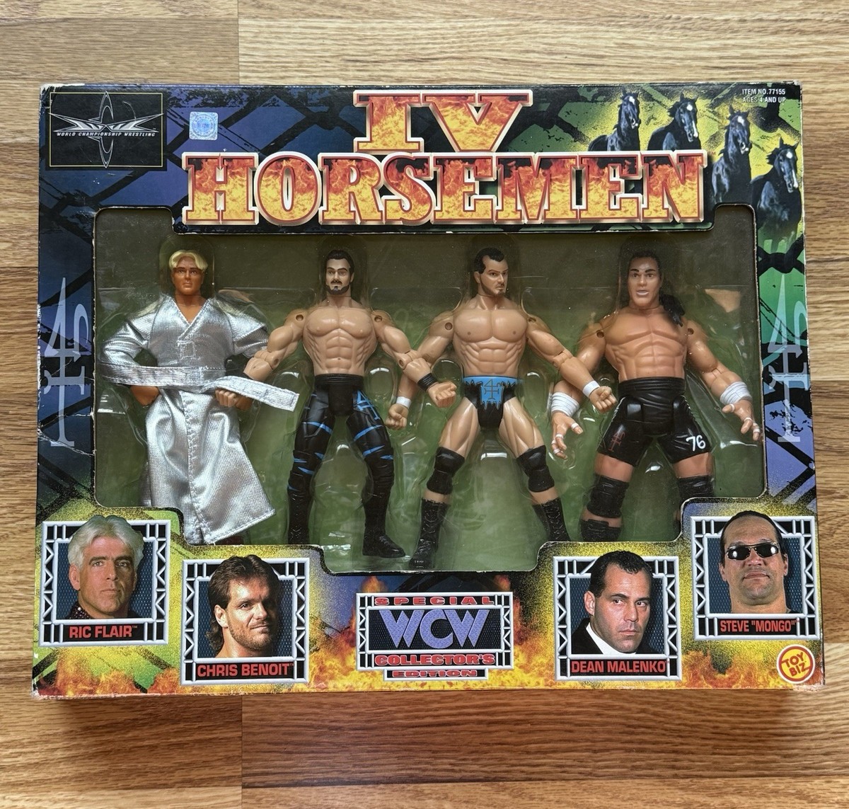 WCW Wrestling Action Figure Toy 1999 ToyBiz Chris Benoit IV 4