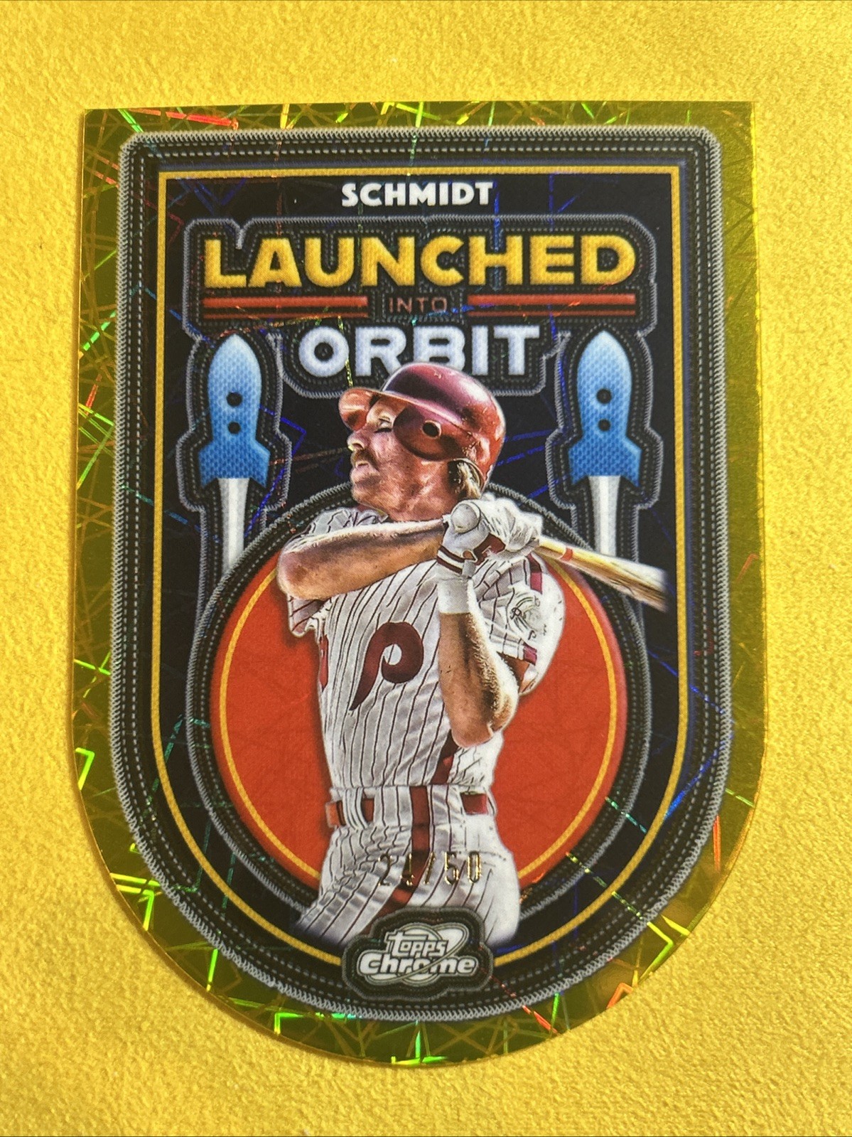 2025 Topps Cosmic Chrome Mike Schmidt LIO-16 Gold 24/50