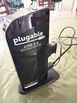 Plugable USB 3.0 Universal Laptop Docking Station Dual Monitor Windows UD-3900