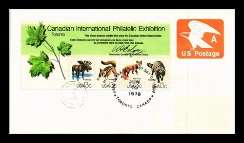 Dr Jim Stamps Capex 1978 4v Set From S/S First Day Cancel Cover