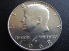 1968 Kennedy Half Dollar Coin (#40)
