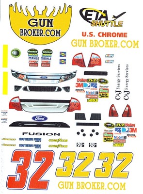 HIGHLINE Modern Hot Rod Flames & Graphics – 1/25th-1/24th Scale White Waterslide Decals – Made In UK