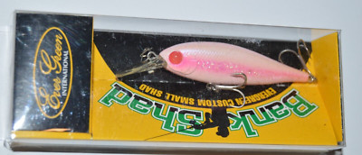 evergreen bank shad tungsten minnow slow floating jerkbait 2.3'' cotton candy