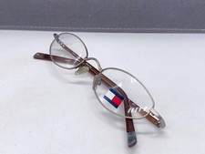 Tommy Hilfiger Eyeglasses Frames woman Oval Silver Braun Vintage 90er TW106 M