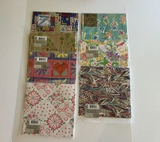 VTG Lot Gift Wrapping Paper Lot Full Sheets Mixed Patterns All Occasion 1990's