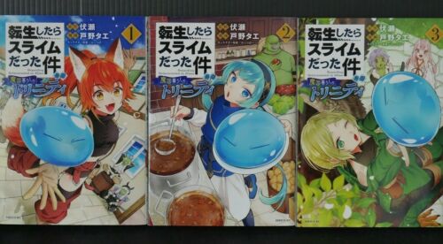LOTE de manga JAPÓN: Tensei Shitara Slime Datta Ken Ibun vol.1~3 Set - Imagen 1 de 12