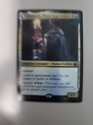 MTG Dennick, Pious Apprentice/Apparition Midnight Hunt Foil Rare