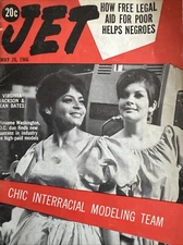 Virginia Jackson Jean Bates Models May 26, 1966 JET Magazine Free Legal Aid