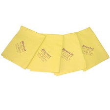 LEDERTUCH XL 4 Stück Mikrofasertuch 50 x 70 cm Autoleder Mikrofaserleder