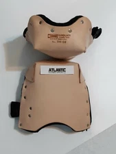 Gundlach 314-DS Leather Knee Pads Swivel Buckle Double Stuff Padding