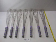 Vollrath  18"  Whip Whisk Stainless Steel NSF Silver Large Lot of 7 Jacobs Pride