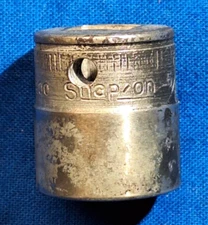 Vintage 1945 Snap-On F-200 3/8" drive 5/8" shallow 12 point socket G date code