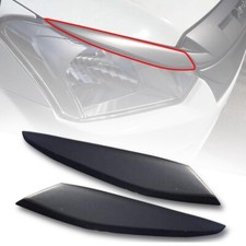 Front Headlight Assy Line Trim Cover Black Fits For Isuzu D-Max Pickup 2018-2019