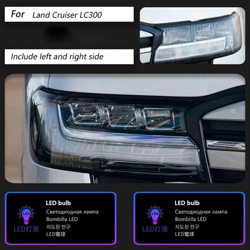 Upgrade For Toyota LAND CRUISER LC300 2021-2023 LED Headlights Projector DRL - Picture 16 of 16