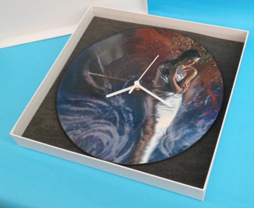 TEARS FOR FEARS CLOCK Upcycled Vinyl Record Picture Disc 12P180 Wall CLOCK 12" - Image 3 of 4