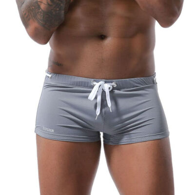 Mens Swimming Trunks Boxers Briefs Swim Shorts Swimwear Swimsuit Beach Shorts