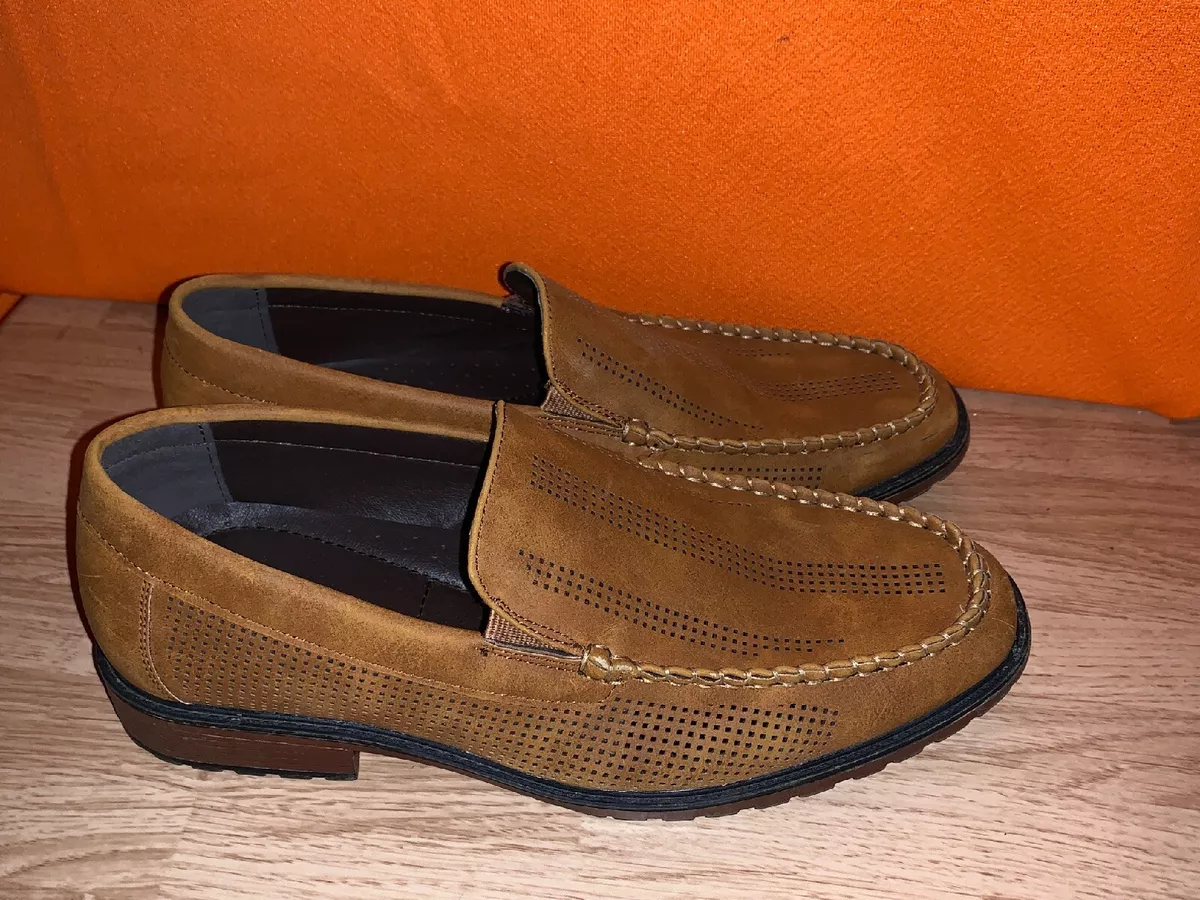 TODD WELSH Perforated Loafers Oxfords CREED Comfort Mens Shoes Size 7 sj17j15