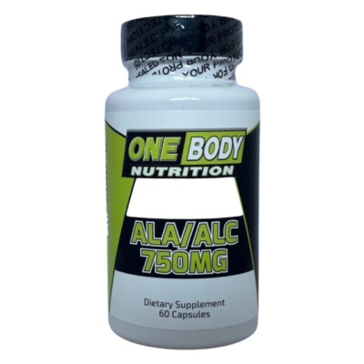 ALA/ALC 750 MGS (ALPHA LIPOIC ACID & ACETYL L-CARNITINE)  - 60 CAPSULES