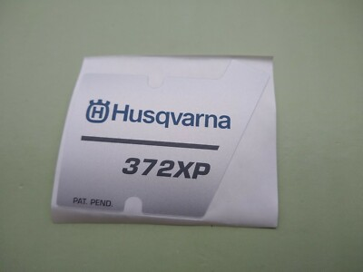 #ad HUSQVARNA RECOIL STARTER DECAL FITS 372XP SAWS 537230201 OEM $5.40
