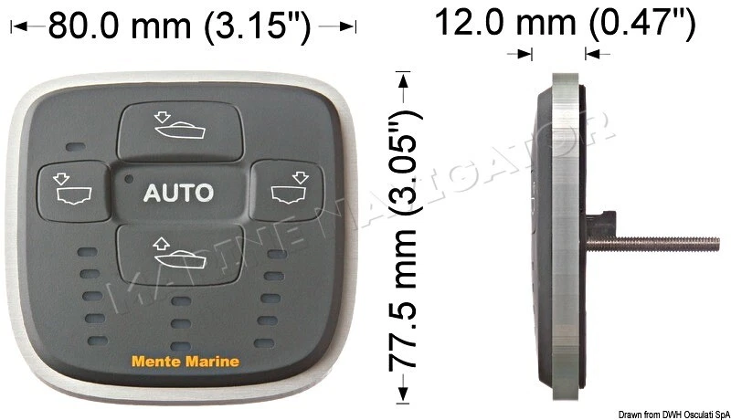 MENTE-MARINE 控制面板 适用于翻盖 自动 ACS R — 第 3/4 张图片