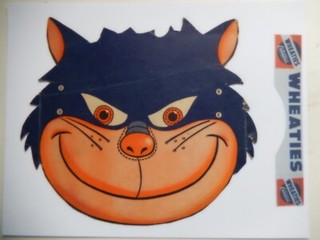 Wheaties General Mills Cereal Box Mask Lucifer Cat
