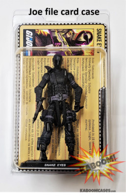 100 x GI Joe Clamshell Action Figure Protective Cases 3.75'' Fits File Card