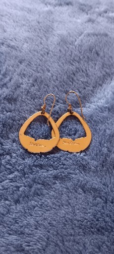 Laurel Birch Earrings Leaf Pattern - image 2