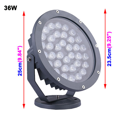 LED Außen Flutlicht Wand Spotlicht Wasserdicht Projektlampe 12V/24V Garten - Bild 34 von 34