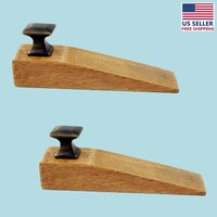 2 Door Wedge Solid Mango Wood Oil Rubbed Bronze Knob Natural| Renovator's Supply on sale 2 Door Wedge Solid Mango Wood Oil Rubbed Bronze Knob Natural| Renovator's Supply on sale
