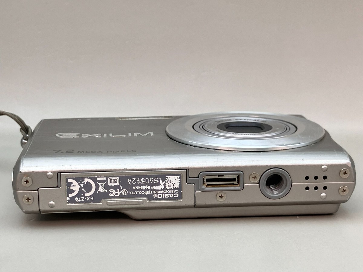 Casio EXILIM ZOOM EX-Z70 7.2MP Digital Camera - Black Not Tested