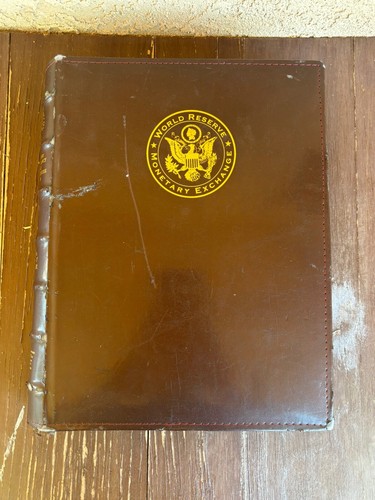 World Reserve Monetary Exchange Leather Book