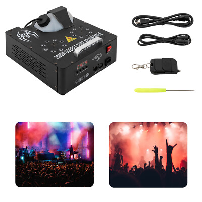 2000W DMX RGB 3in1 16 LED Smoke Machine Stage Lighting Vertical Fog Spray+Remote