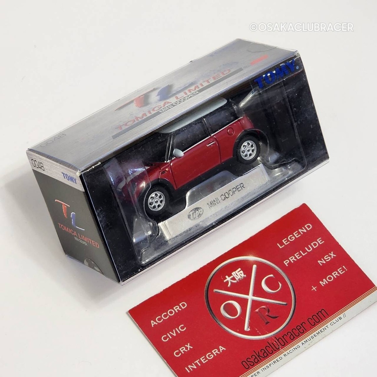 Tomica Limited Mini Cooper 0048 JDM Diecast Model Japan Tomy Red