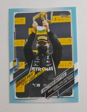Valtteri Bottas Topps Formula 1 F1 Flagship #138 Aqua parallel SP /199 Card 2021