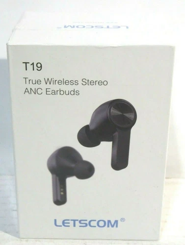 Letscom T19 Active Noise Canceling Wireless Earbuds Ipx8 Waterproof Bluetooth
