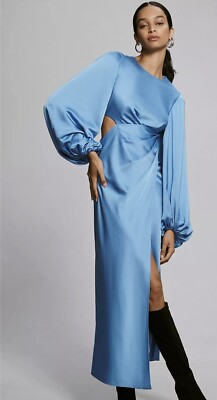 white christmas dresses Cut-Out Maxi Dress – Jade Cropper main image 1