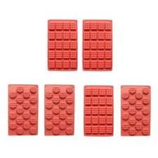 2pc/set 18/20 Cavity Silicone Waffle Mold Maker Cake Cookie Chocolate Pan Baking