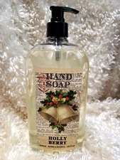 HOLLY BERRY Home & Body Company Hand Soap 28oz NEW!
