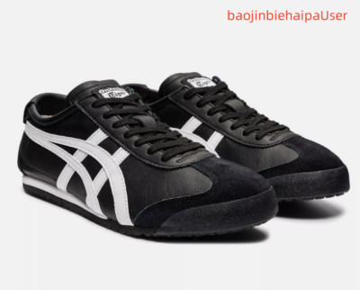 Black/White Unisex Onitsuka Tiger MEXICO 66 Classic Unisex Shoes 1183C102-001