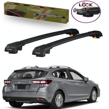 Roof Racks Cargo Cross Bars For Subaru Impreza Hatchback Pzev 2017-2020 Black Roof Racks Cargo Cross Bars For Subaru Impreza Hatchback Pzev 2017-2020 Black