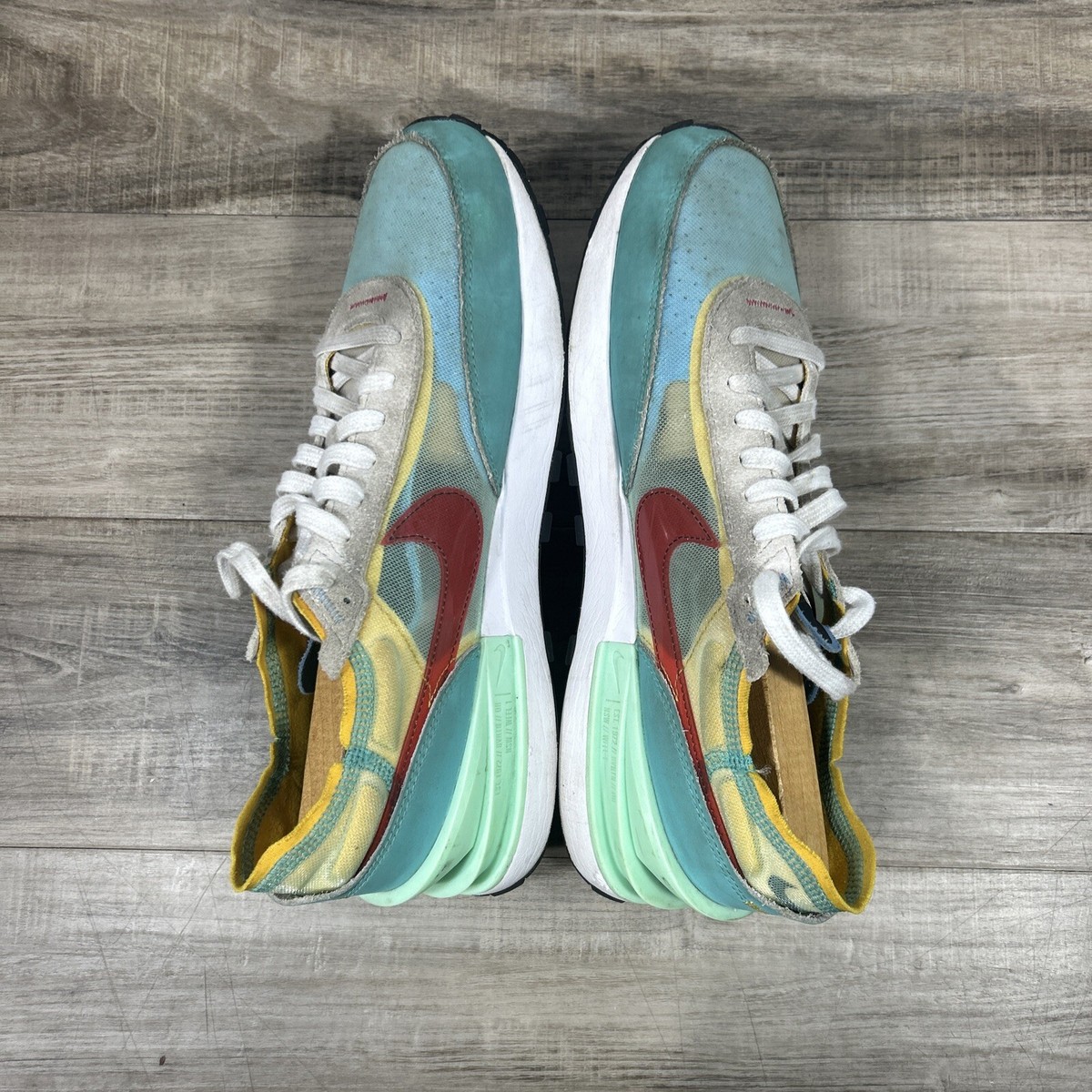 NIKE WAFFLE ONE SE MINT FOAM RUNNING SNEAKERS MULTI EASTER 