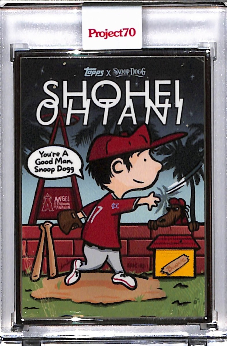 2021 TOPPS PROJECT 70 #890 SHOHEI OHTANI by SNOOP DOGG AP SILVER 7