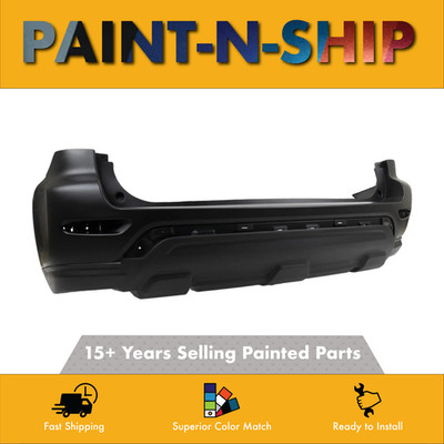For 2017-2018 NISSAN PATHFINDER Rear Bumper w/o Park Asst w/o Tow Painted