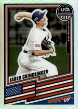 2026 Panini Stars & Stripes Prizm USA Baseball #91 Jared Grindlinger Silver